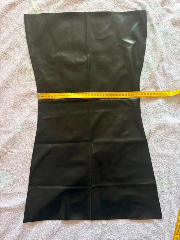 Zwarte buisjurk - latex - maat 36 (S) – photo 6